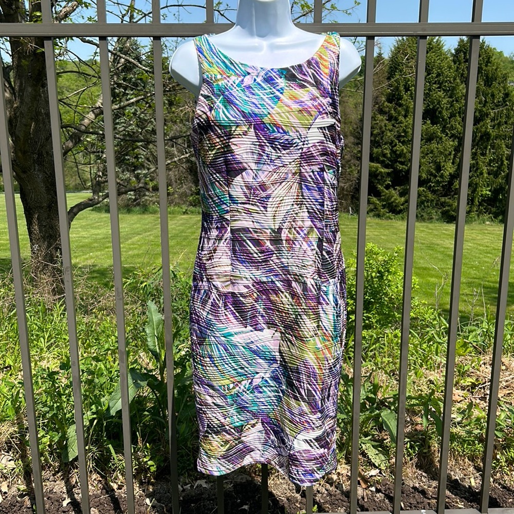 Jennifer Lopez Sleeveless Sheath Dress Size Medium